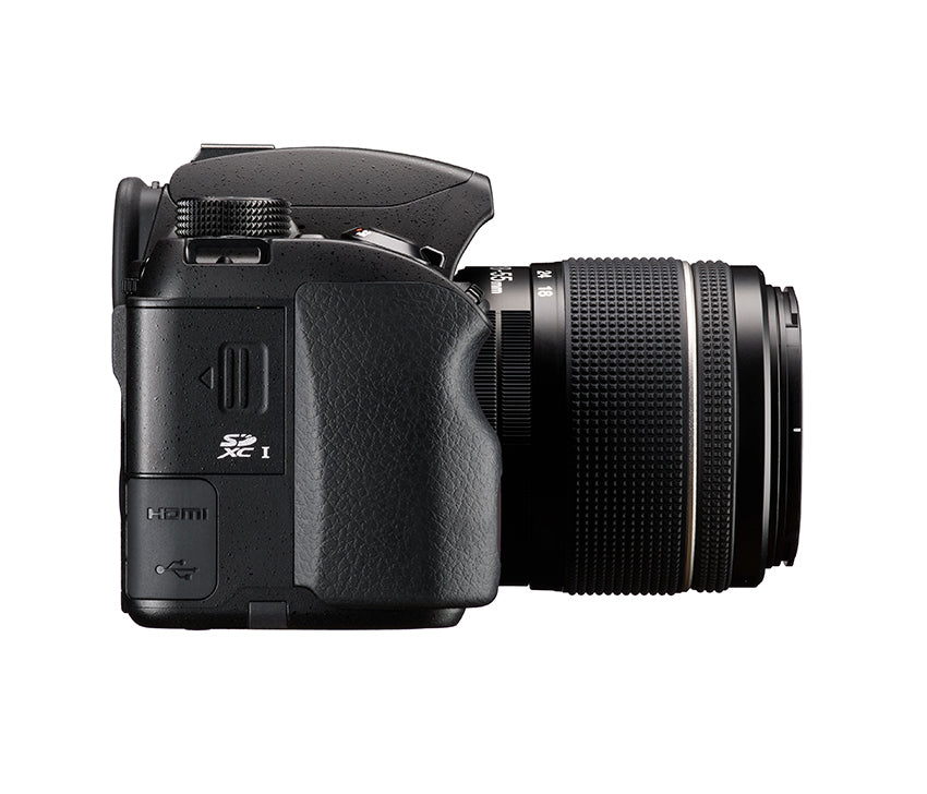 Pentax KF APSC Digital SLR Camera with DA 18-55mm AL WR Zoom Lens - Black