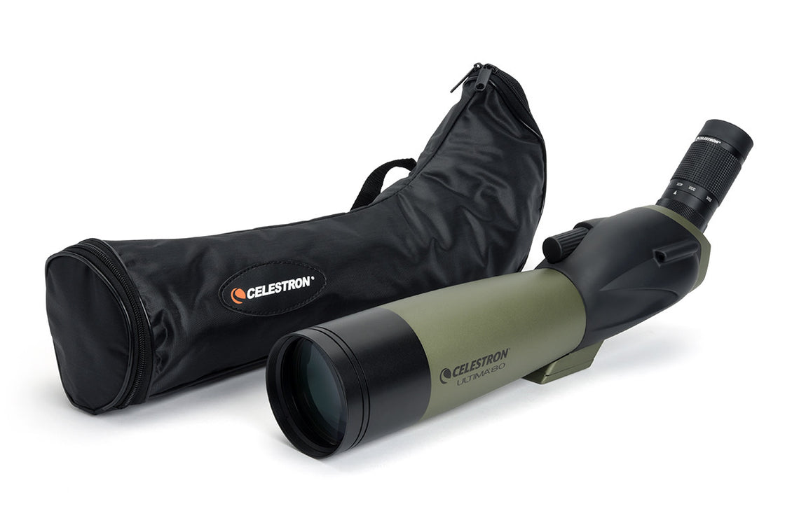 Celestron Ultima Refractor 20-60X80mm angled spotting scope