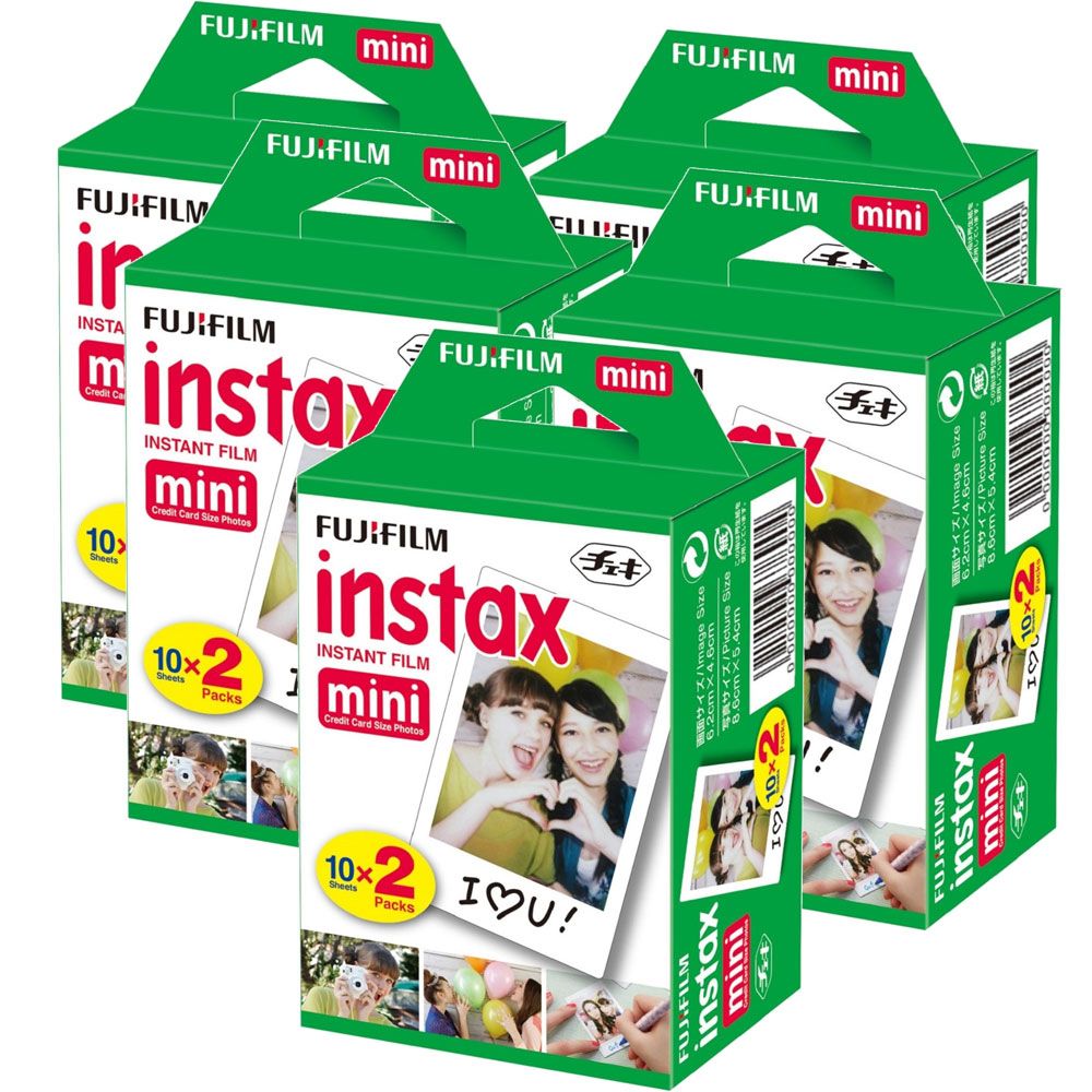 Product Image of Fujifilm 5x20 Shots Instax Mini Film Pack - 100 shots