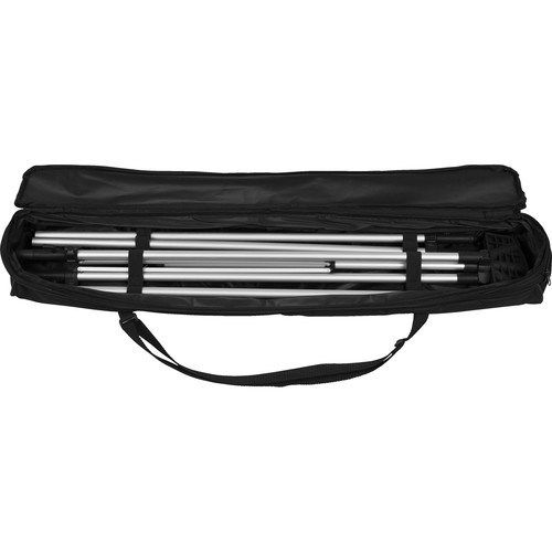 X-Drop Wrinkle-Resistant Sweep Backdrop Kit - Chroma-Key Green Screen (5' x 12')