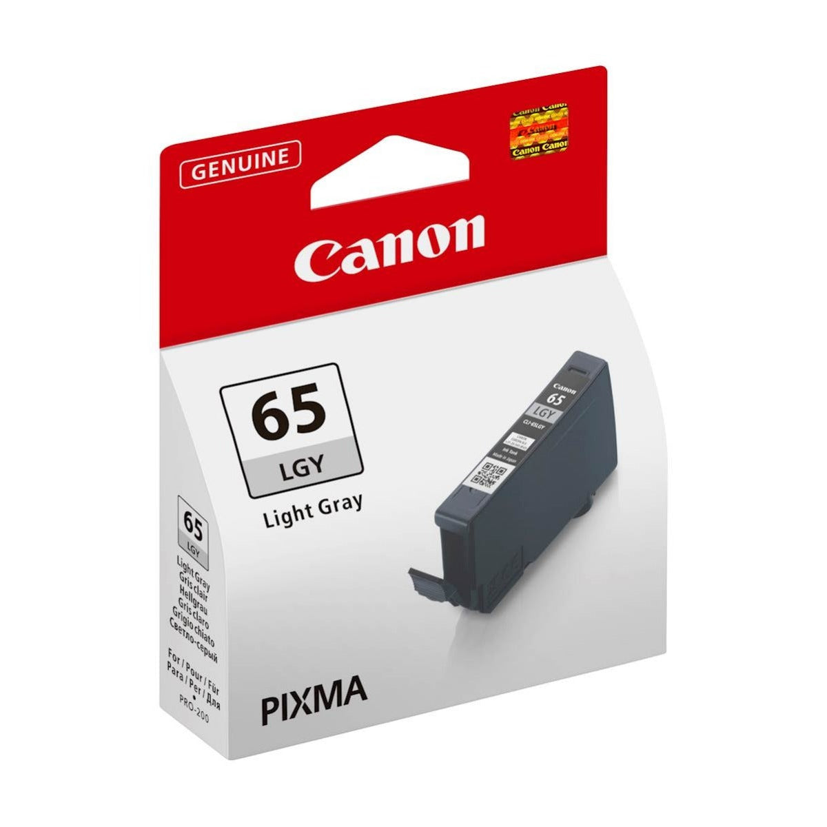 Canon CLI-65LGY Original Ink Cartridge Light Grey for PIXMA PRO-200 Printer - Product Photo 1