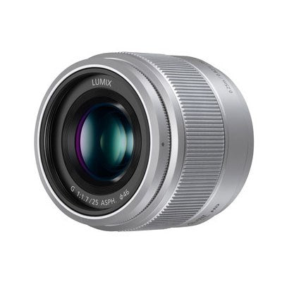 Panasonic LUMIX G 25mm f1.7 Asph Lens Silver