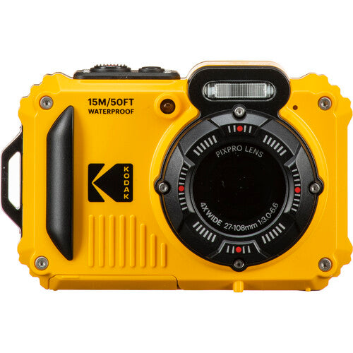 CLEARANCE Kodak PIXPRO WPZ2 16MP 4x Zoom Tough Compact Camera - Yellow