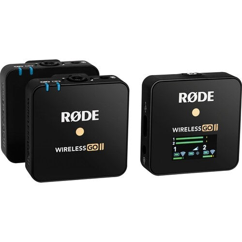 Product Image of Rode Wireless GO II 2-Person Compact Digital Wireless Microphone System/Recorder (2.4 GHz, Black)