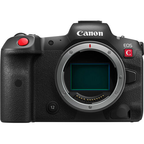 Canon EOS R5C Cinema EOS Full Frame Mirrorless Cinema Camera - Product Photo 1 - Front profile of the camera body with the internal components and sensor showing