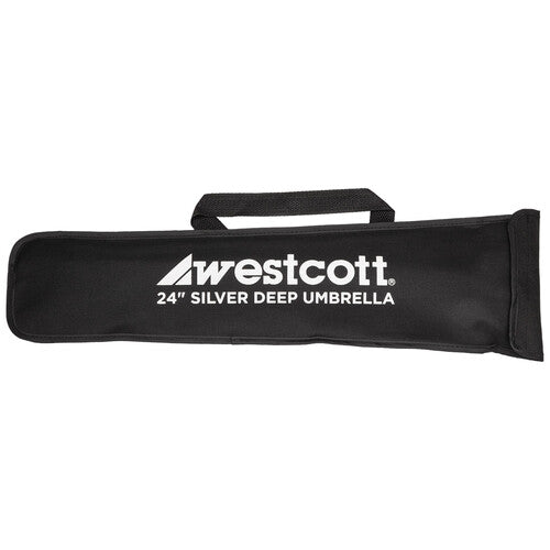 Westcott Deep Silver Bounce Umbrella (24") 5627