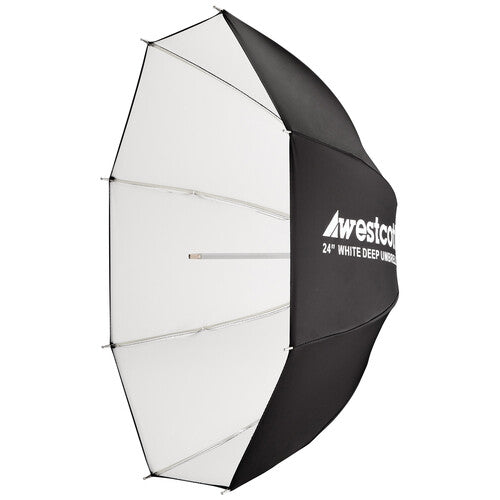 Westcott Deep Umbrella - White Bounce (24") (5628)