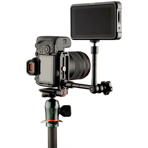 Product Image of 3 Legged Thing QR11 2.0 Universal L-Bracket - Arca Swiss Compatible L-Bracket for Multiple Mirrorless, DSLR Cameras (Darkness)