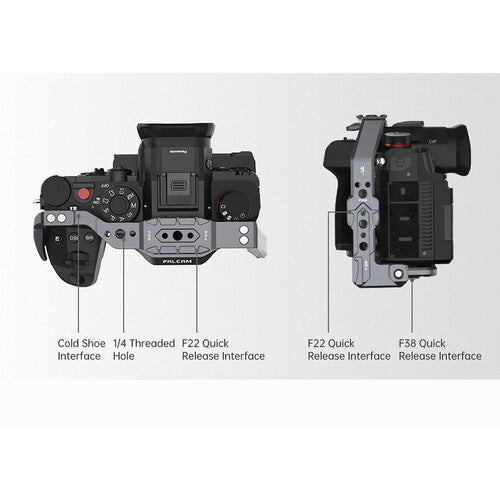 Falcam F22&F38 Quick Release Cage for Panasonic Lumix GH6 Camera