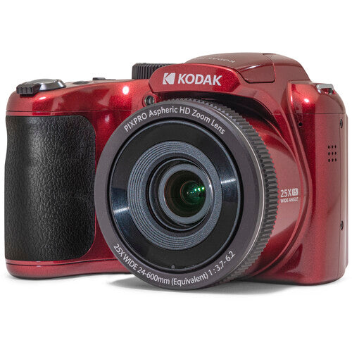 Kodak PIXPRO AZ255 Digital Camera (Red)