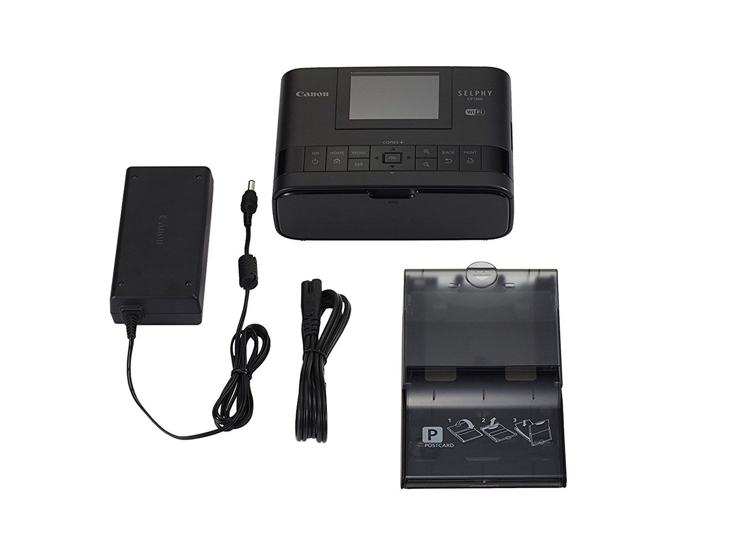 Canon SELPHY CP1300 Compact Photo Printer - Black