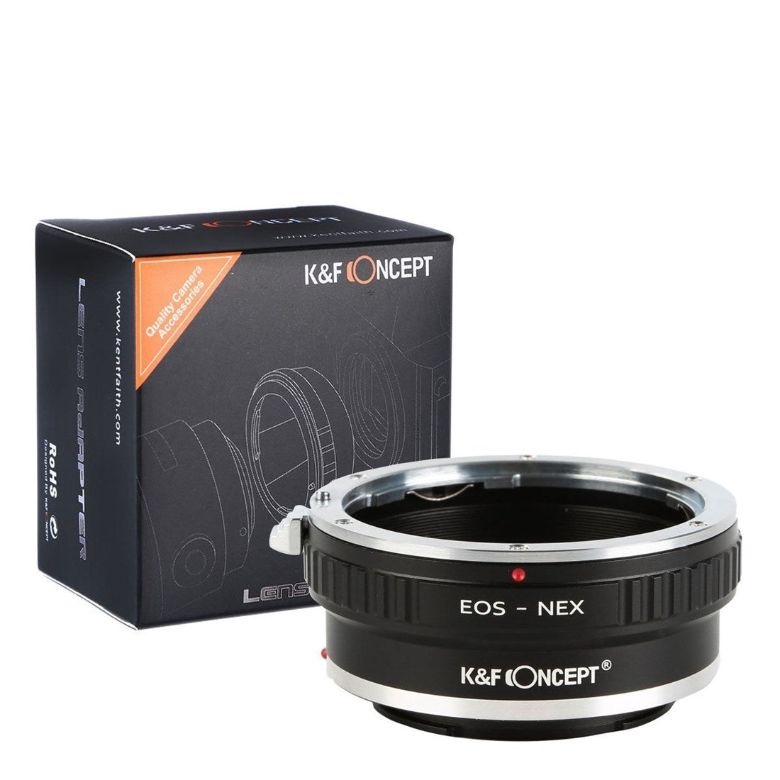 K&F Concept Canon EOS to NEX Lens Mount Adaptor with Tripod Thread