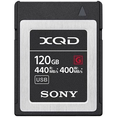 Product Image of Sony 120GB XQD Flash Memory Card - G Series (Read 440MB/s and Write 400MB/s)