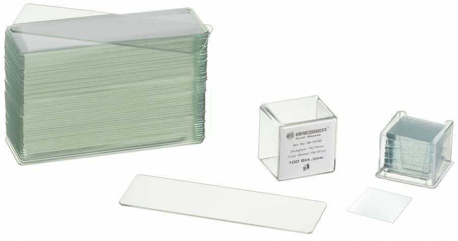 Product Image of Bresser microscope accessories slides (50pcs.) and cover glasses (100pcs)