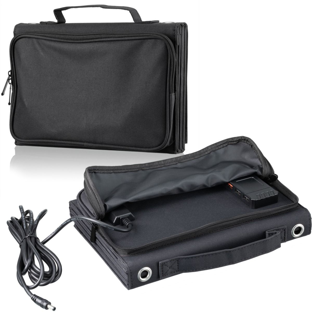 BRESSER Mobile Solar Charger 40 Watt with USB and DC output