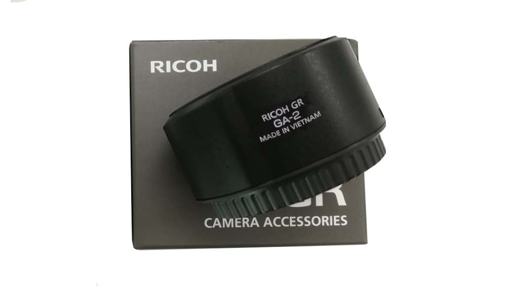 Ricoh GA-2 lens Adapter for use with the RICOH GR IIIX