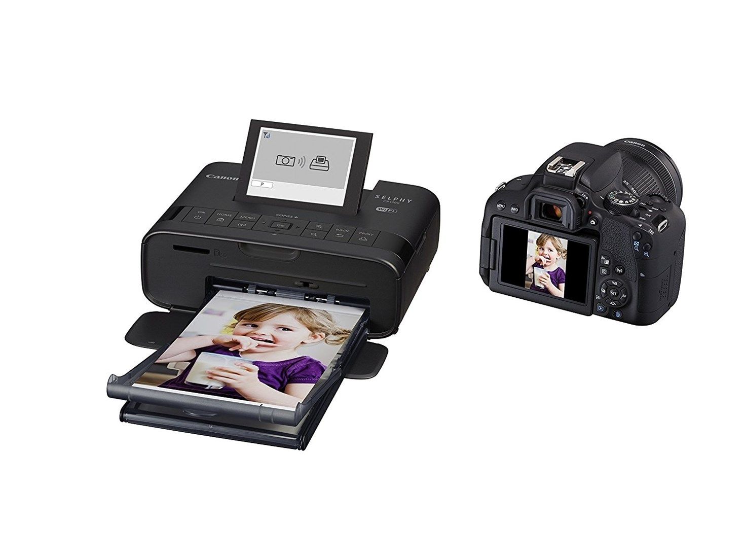 Canon SELPHY CP1300 Compact Photo Printer - Black