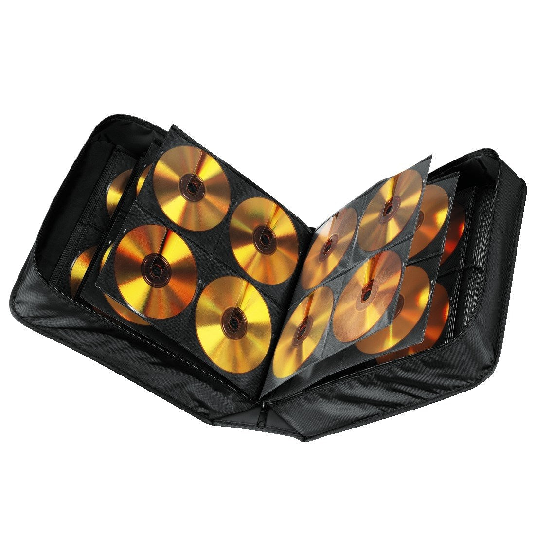 Product Image of Hama CD/DVD/Blu-ray Storage Wallet 304, black + cleaning cloth