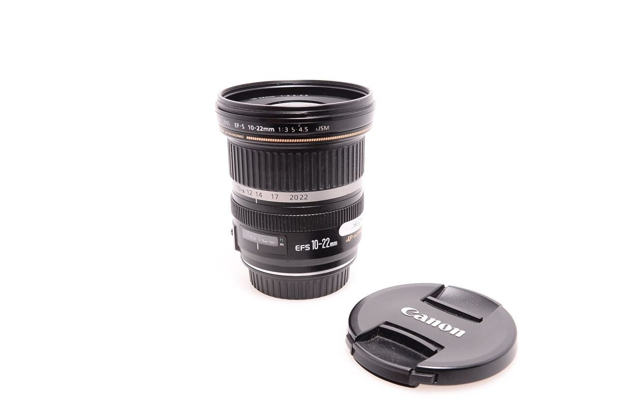 Product Image of Used Canon EF-S 10-22MM F3.5/4.5 USM wide angle lens (Boxed SH35749)