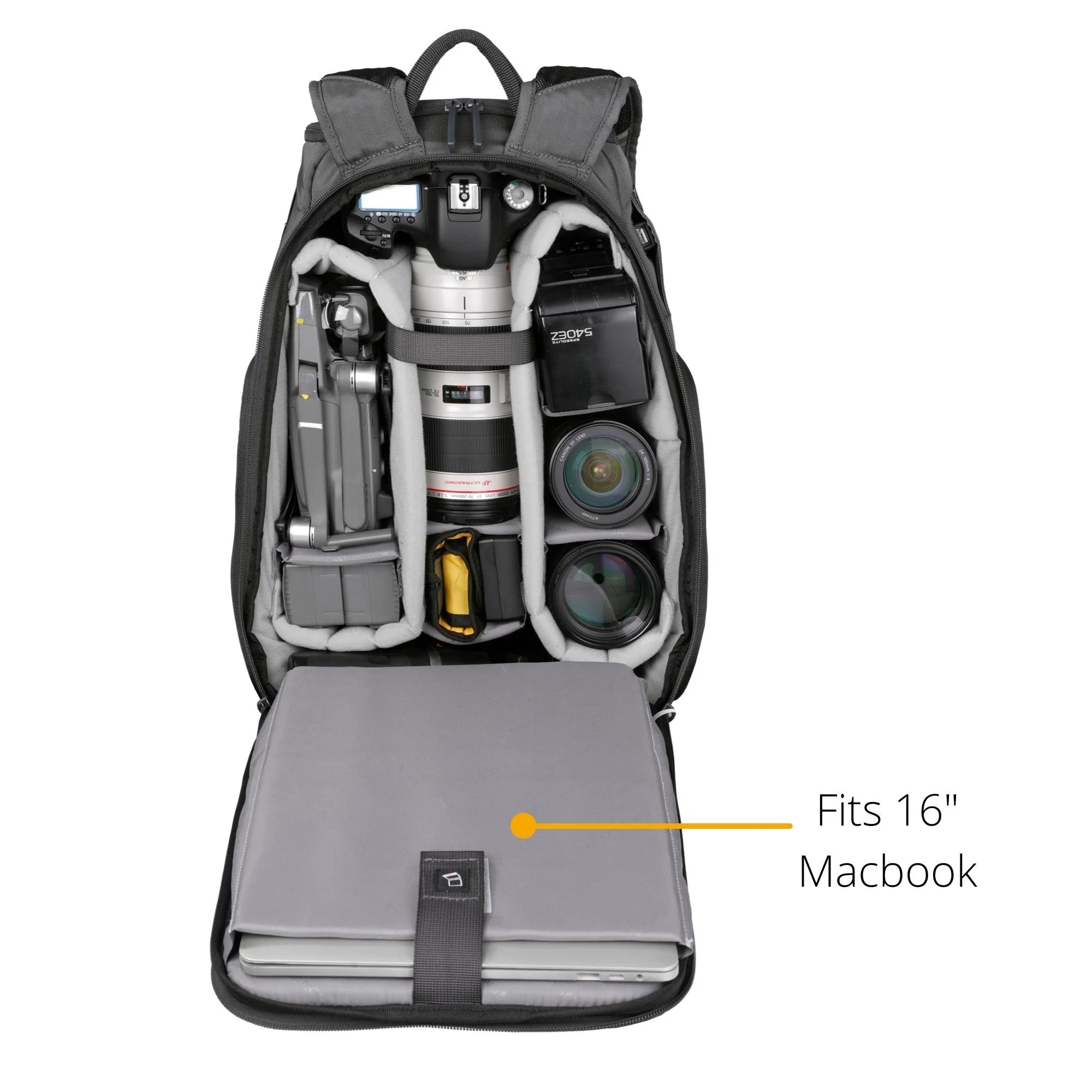Vanguard VEO Adaptor R48 BK Backpack with USB Port - Rear Access