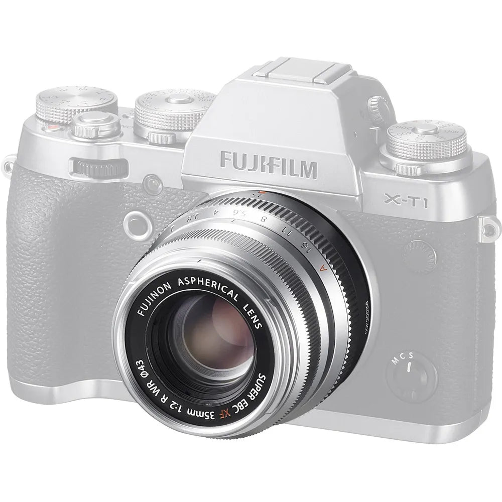 Fujifilm XF 35mm F2 R WR Silver - Fast Compact Prime Lens