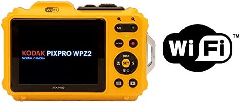 CLEARANCE Kodak PIXPRO WPZ2 16MP 4x Zoom Tough Compact Camera - Yellow