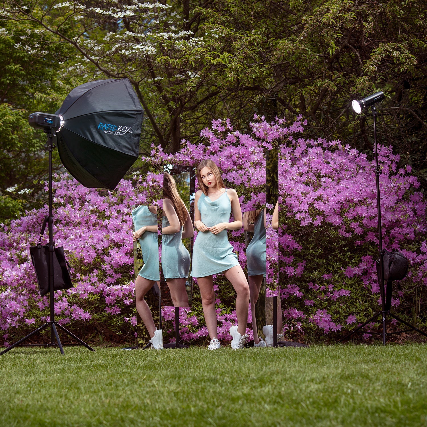 Westcott FJ400 & FJ200 Wireless 2-Light Portable Portrait Flash Kit with FJ-X3m Universal Wireless Trigger & Sony Trigger