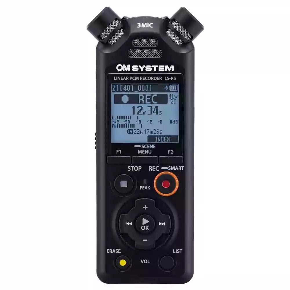 OM System LS-P5 Linear PCM Recorder (Videographer Kit)