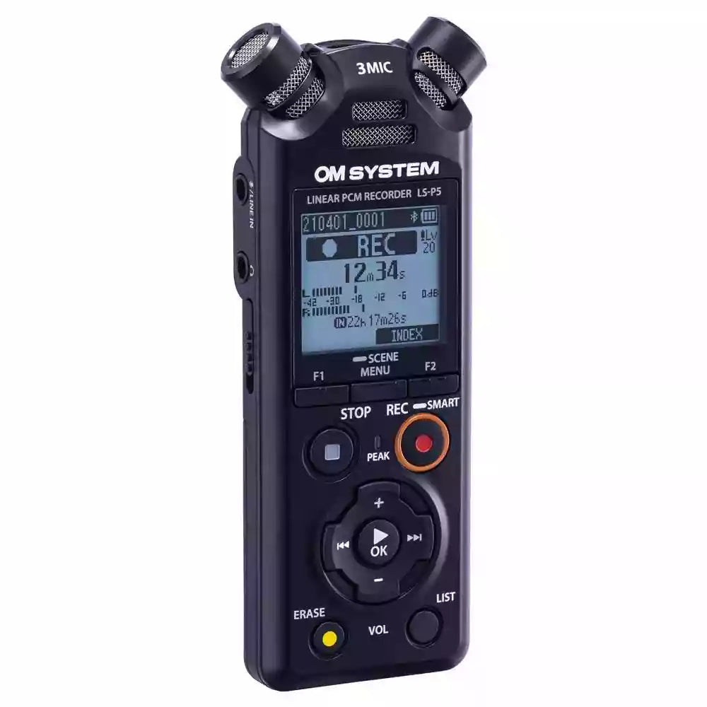 OM System LS-P5 Linear PCM Recorder (Videographer Kit)
