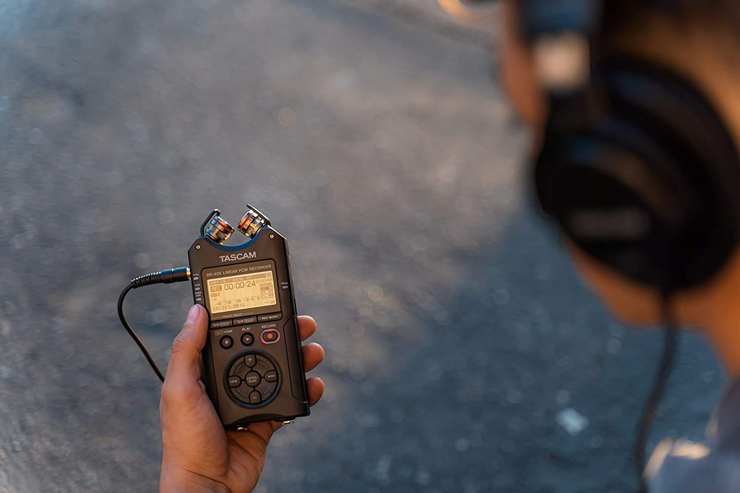 Tascam DR-40X Portable 4-Track Audio Recorder