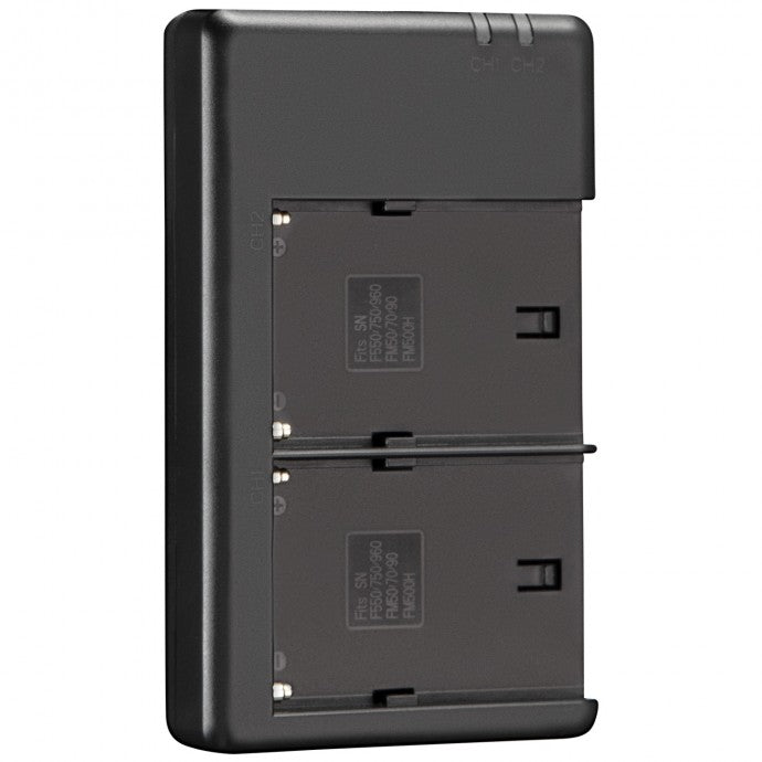 Westcott NP-F970 Dual Battery Pack with Charger (7.4V, 6600mAh)