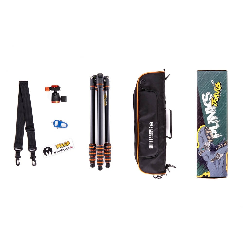 Product Image of 3 Legged Thing Punks Series Billy Carbon Fiber Tripod with AirHed Neo Ball Head (Black)