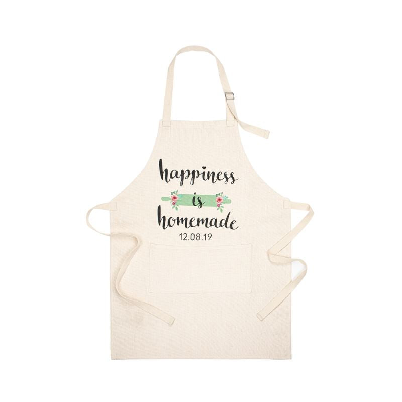 Customisable Linen Apron - Adult