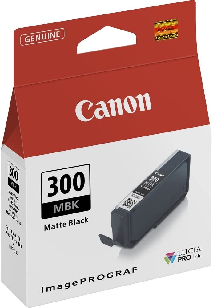 Canon PFI-300 Ink Cartridge - Matte Black - Inkjet