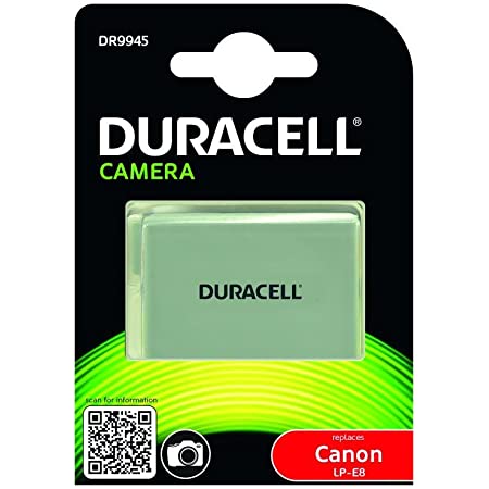 Product Image of Duracell Digital Camera Battery - Canon LP-E8 Battery for EOS 550D, 600D, 650D and 700D