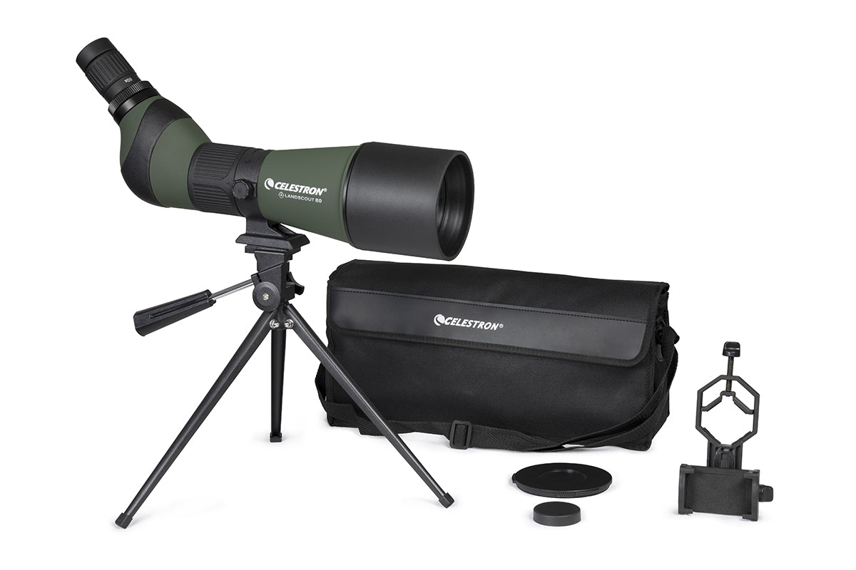 Celestron LandScout 20-60x80 Angled Spotting Scope & Digiscope Kit