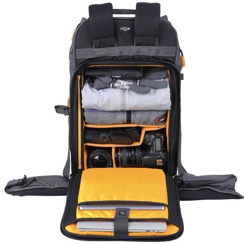 Vanguard VEO Active 53 Trekking Backpack - For Pro DSLR With Grip - Grey