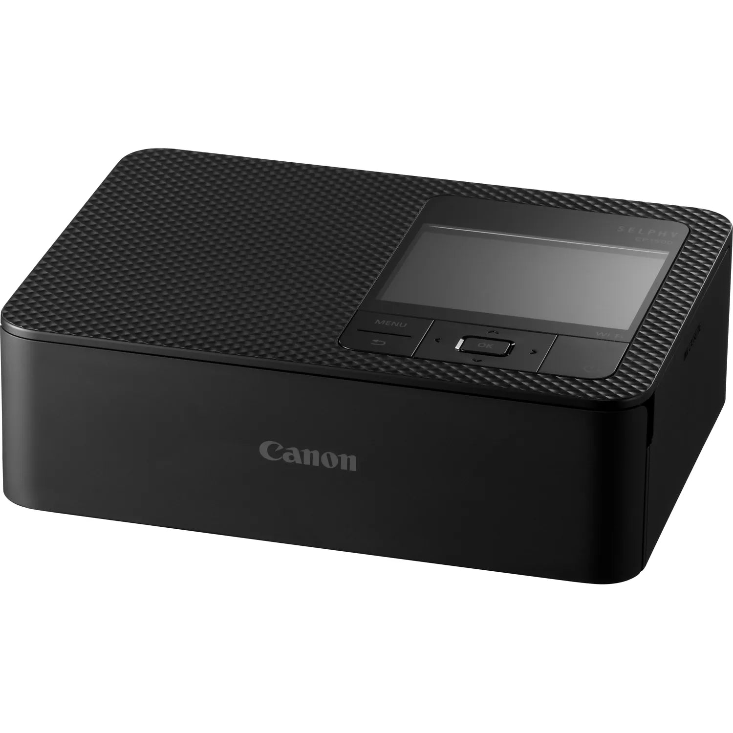 Product Image of Canon SELPHY CP1500 Printer - Black - Side View