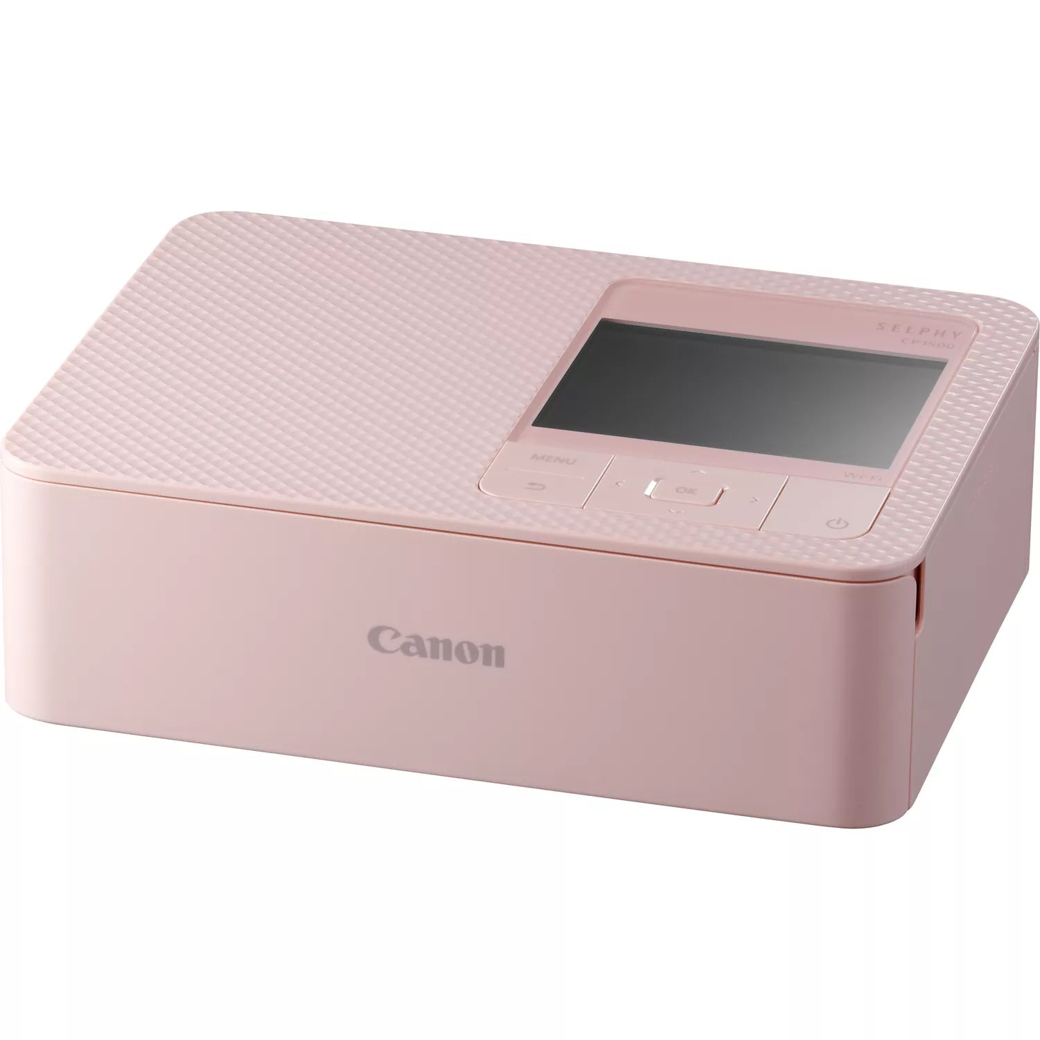 Product Image of Canon SELPHY CP1500 Printer - Pink - Side Profile