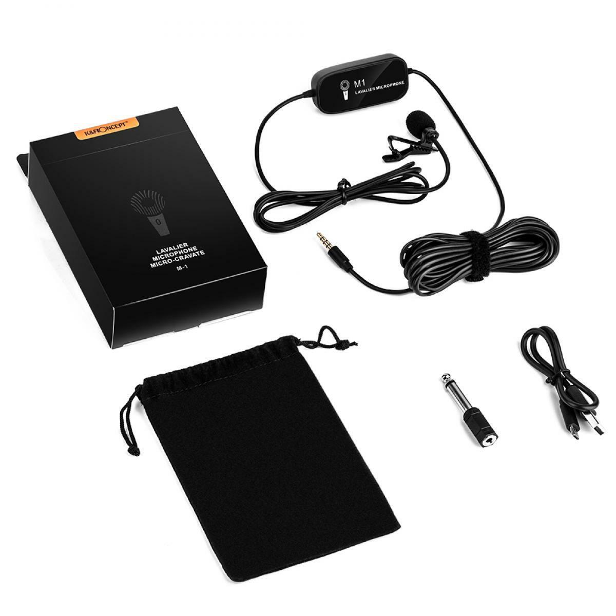 Product Image of K&F Filter Lavalier Microphone Lapel Mini Omnidirectional Condenser External Mic