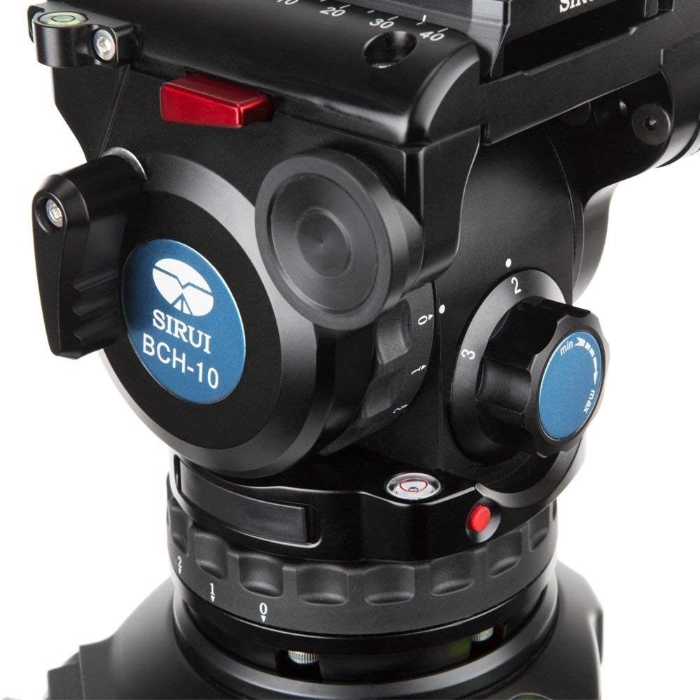 SIRUI BCH-10 Fluid Video Tilt Head - Video Head - Aluminium Black