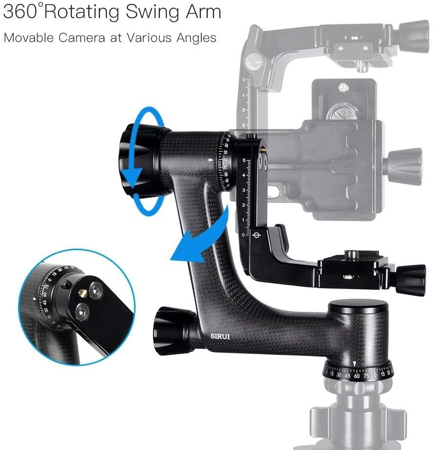 SIRUI PH-10 Gimbal Carbon Fiber Tripod Head