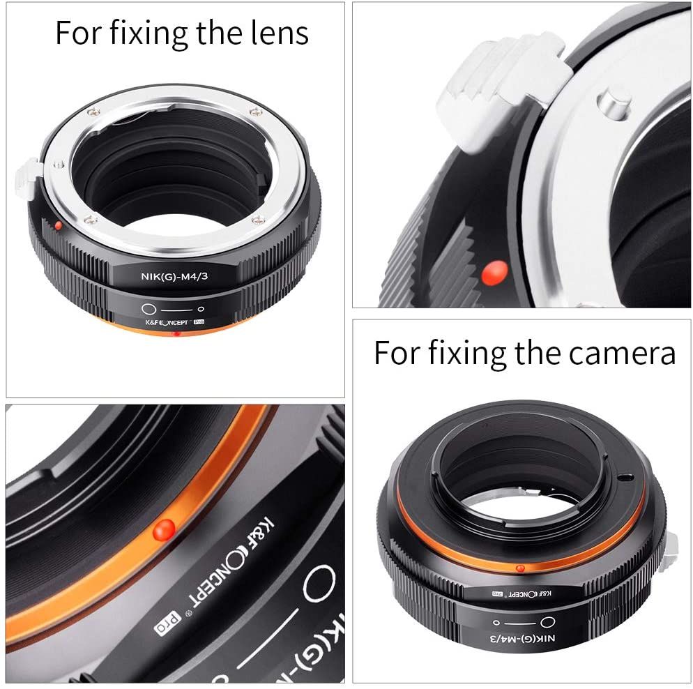 K&F Concept Nikon Nikkor AI/F G-Type Mount Lens to Micro 4/3 MFT Adapter