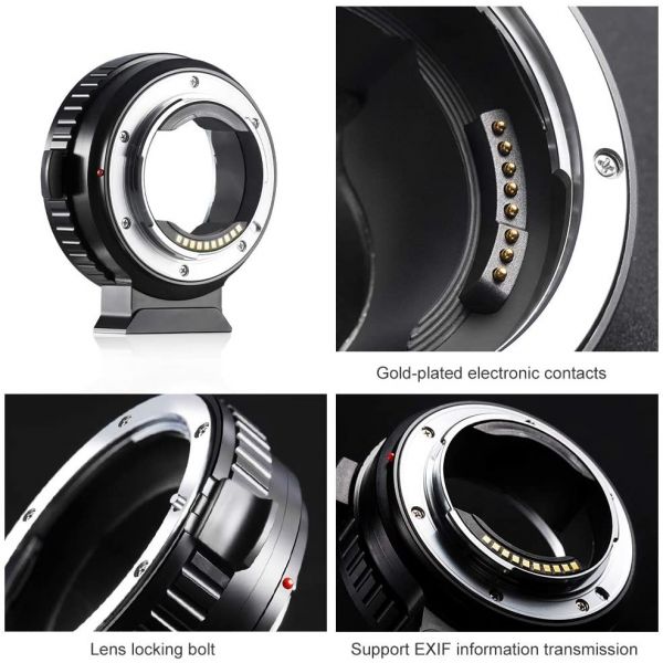 K&F Concept Canon EF to Sony E NEX Auto Focus Lens Mount Adapter