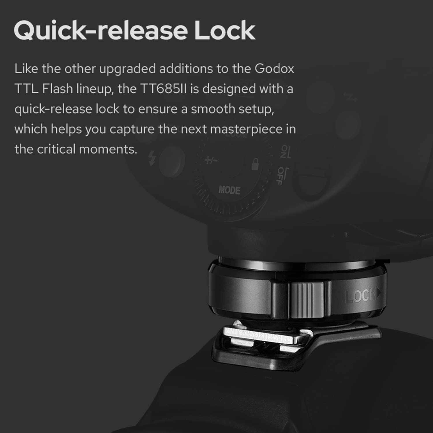 Godox TT685II TTL Camera Flash 1/8000s HSS Flash Speedlight