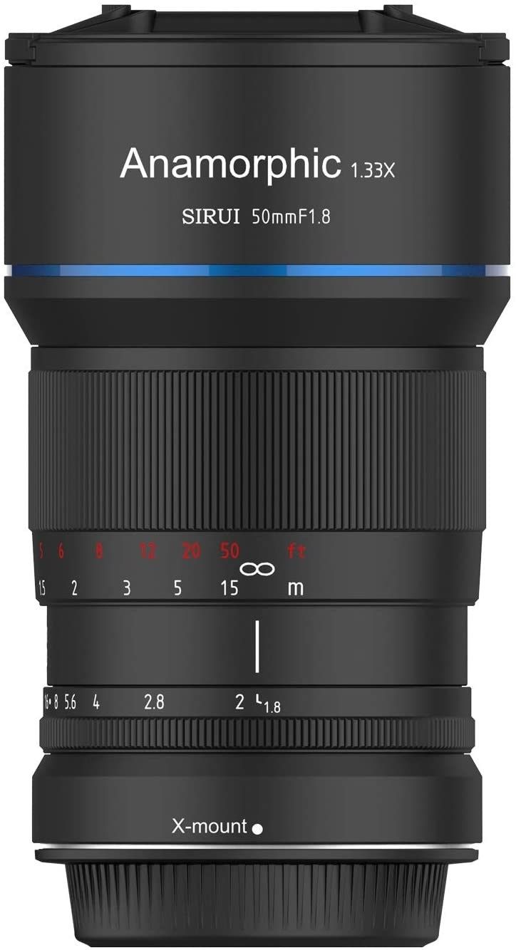 Sirui 50mm F1.8 Anamorphic 1.33X Lens - Sony E Mount