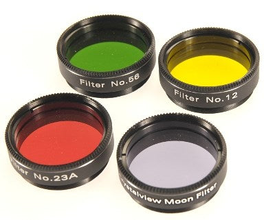 Product Image of Skywatcher 1.25 Inch Lunar and Planetary Colour Filters Kit X4 20202
