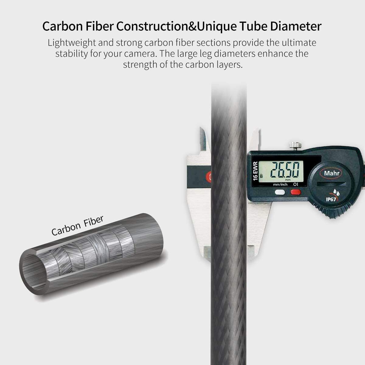 SIRUI Superb Travler 124 Carbon Fibre Tripod with VA-5