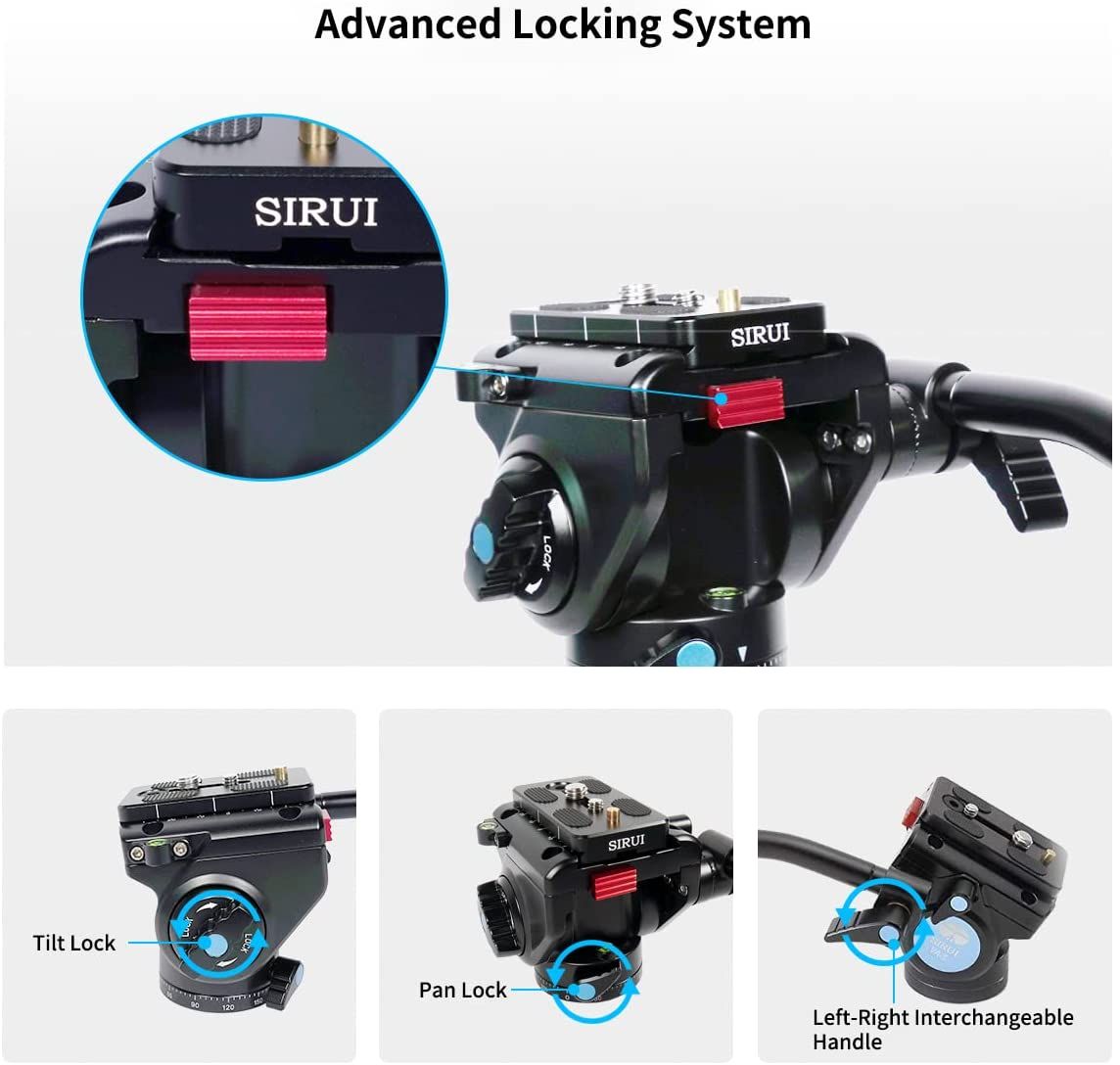 SIRUI Superb Travler 124 Carbon Fibre Tripod with VA-5