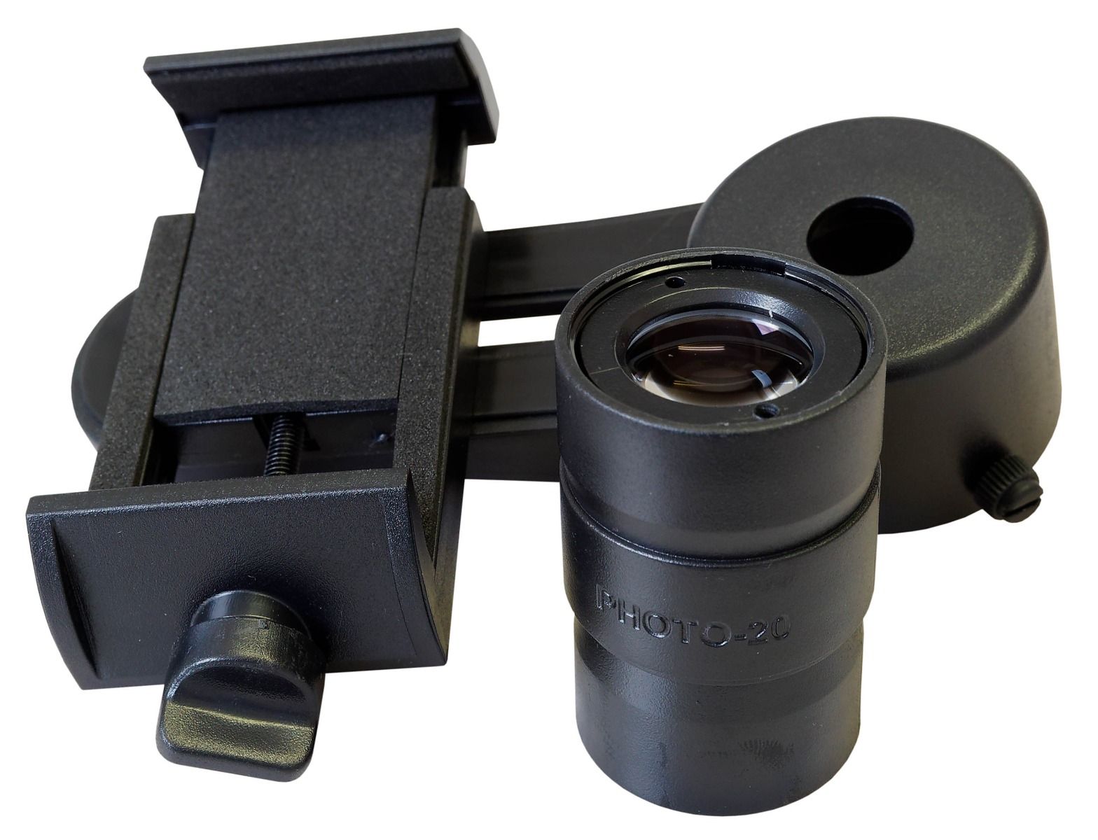 Sky-Watcher SmartPhoto+ Smartphone Camera Adaptor for Telescopes (Supplied with 20mm Photo Eyepiece) 20093
